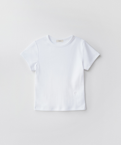 ANDNEEDS(アンドニーズ)の「Bessette half tee (white)(Tシャツ/カットソー・レディース・その他・FREE)」の2枚目の写真