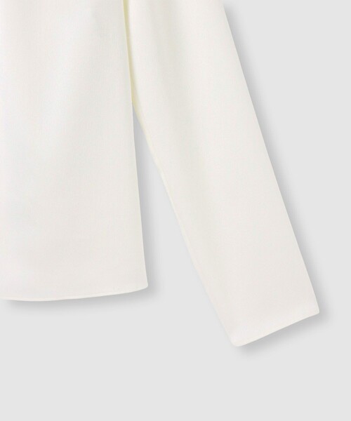 ANAYI（アナイ）の「ハンマーサテンスタンド ブラウス（シャツ/ブラウス・レディース・ネイビー/ホワイト・38）」の11枚目の写真