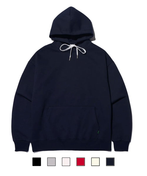 CREAM SODA LAB(クリームソーダラボ)の「ブランクオールシーズンフードネイビー(パーカー・レディース・ネイビー・MEDIUM/LARGE/X-LARGE)」の4枚目の写真