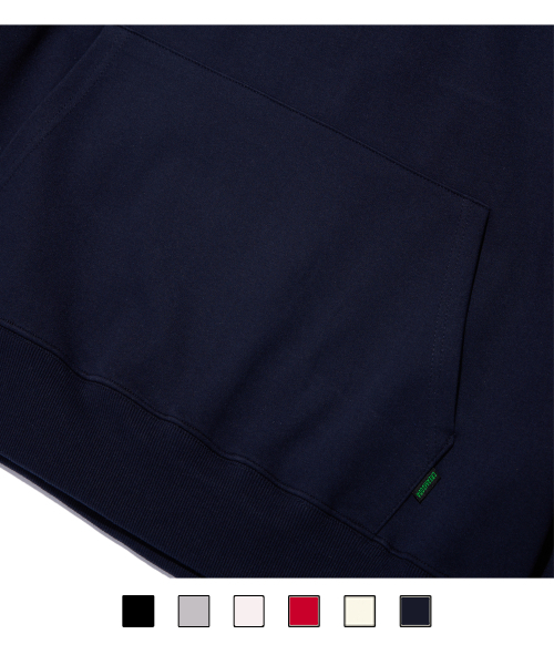CREAM SODA LAB(クリームソーダラボ)の「ブランクオールシーズンフードネイビー(パーカー・レディース・ネイビー・MEDIUM/LARGE/X-LARGE)」の6枚目の写真