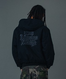 XLARGE | PATCHED OLD ENGLISH HOODED WORK JACKET(ブルゾン)