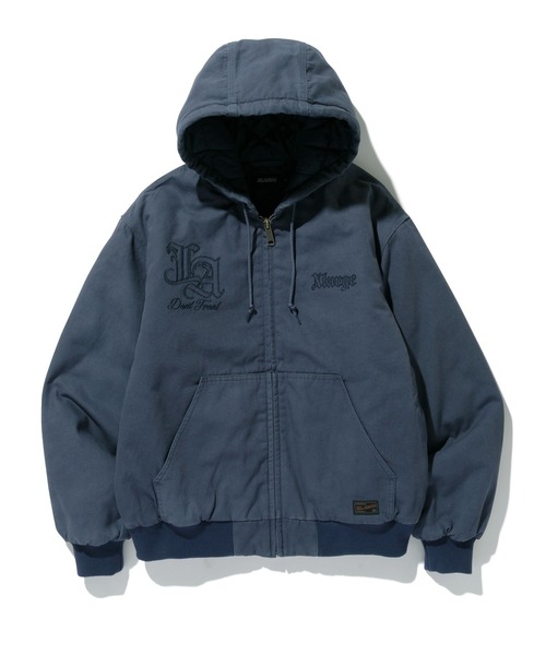 XLARGE（エクストララージ）の「PATCHED OLD ENGLISH HOODED WORK JACKET（ブルゾン・メンズ・ブラック/グレー/カモフラージュ/ネイビー・S/M/L/XL）」の18枚目の写真