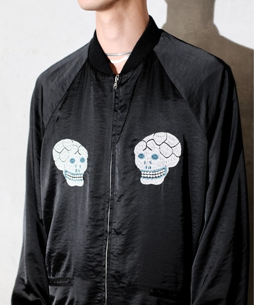 THRIFTY LOOK スーベニアジャケット スカジャン size L THRIFTY LOOK スカジャン スリフティルック / SOUVENIR GOOSE BAY