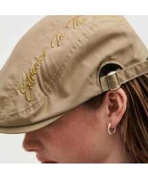 KIMZISU（キムジス）の「Embroidered Hunting Cap _ BEIGE（ハンチング/ベレー帽）」