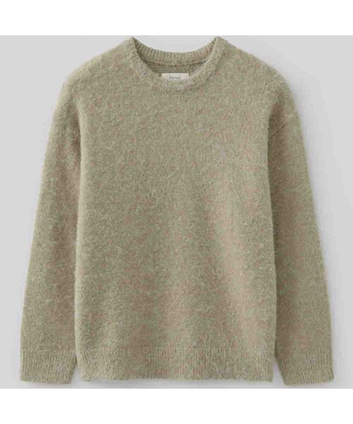 グレインウールブラシドニット (4COLOR)