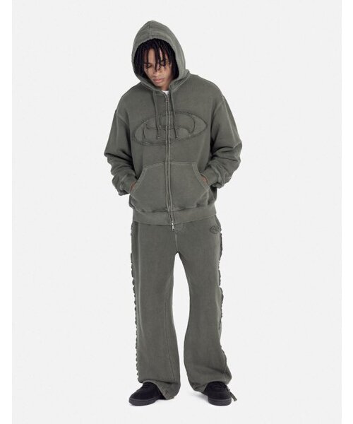 LORES（ロアス）の「Pigment Dyed Sweatpants - Slate（スウェットパンツ・レディース・その他・MEDIUM/LARGE）」の3枚目の写真