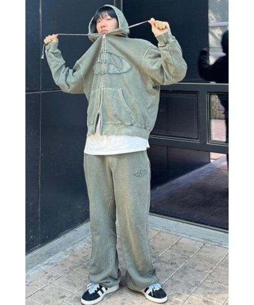 LORES（ロアス）の「Pigment Dyed Sweatpants - Slate（スウェットパンツ・レディース・その他・MEDIUM/LARGE）」の7枚目の写真