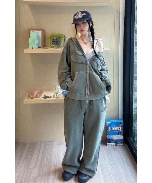 LORES（ロアス）の「Pigment Dyed Sweatpants - Slate（スウェットパンツ・レディース・その他・MEDIUM/LARGE）」の8枚目の写真