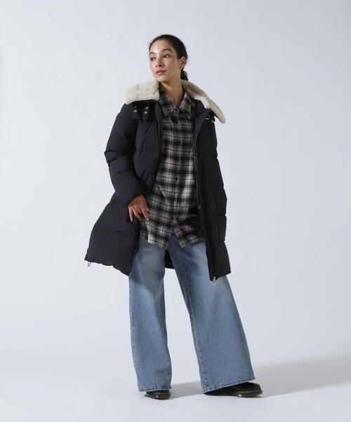 DUVETICA（デュベティカ）の「DUVETICA/デュベティカ/NITTAWOSEW/ニッタウォソウ（ダウンジャケット/コート・レディース・ブラック/オリーブ系・40/42/44）」の15枚目の写真