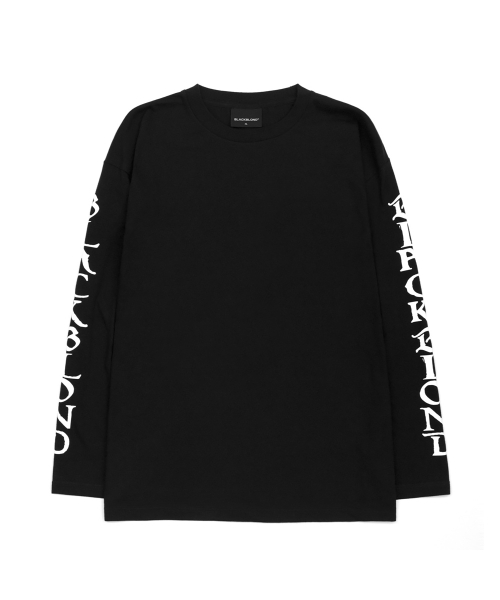 BLACK BLOND(ブラック ブロンド)の「ビビディエインシェントロゴ長袖Tシャツ(ブラック)(Tシャツ/カットソー・レディース・その他・LARGE/MEDIUM/SMALL/X-LARGE/XX-LARGE)」の1枚目の写真