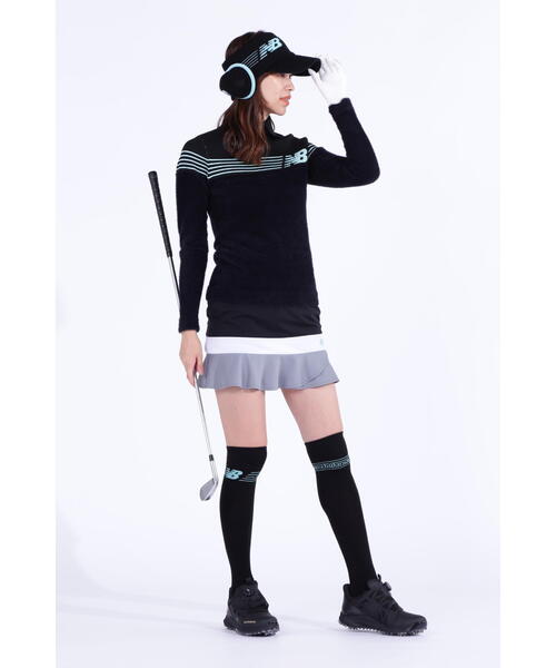 new balance golf】トリコロールカラー 裏起毛 中綿 スカート (WOMENS