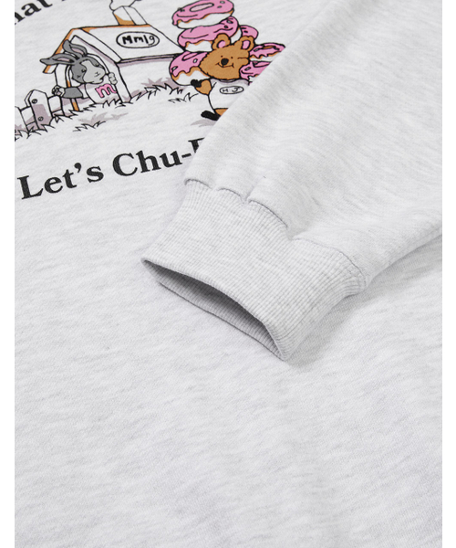 MMLG（エムエムエルジー）の「[Mmlg] CHUBAERUB SWEAT (ASH GREY)（スウェット・レディース・その他・SMALL/MEDIUM/LARGE/X-LARGE）」の5枚目の写真