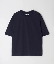 NUS（ナス）の「YEI 1/2 Tee (Shibori) Navy（Tシャツ/カットソー）」
