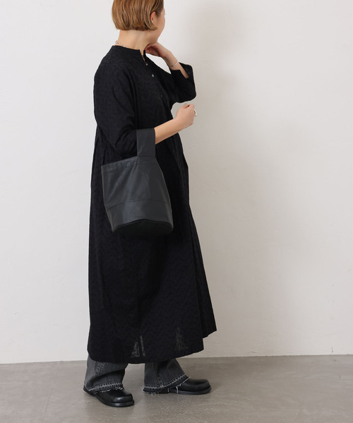 JOURNAL STANDARD LUXE（ジャーナルスタンダード　ラックス）の「ローンレース ampleプルワンピース（ワンピース・レディース・レッド/ブラック・FREE）」の3枚目の写真