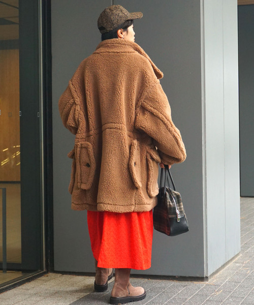 JOURNAL STANDARD LUXE（ジャーナルスタンダード　ラックス）の「ローンレース ampleプルワンピース（ワンピース・レディース・レッド/ブラック・FREE）」の8枚目の写真