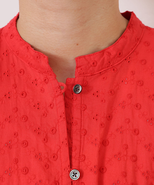 JOURNAL STANDARD LUXE（ジャーナルスタンダード　ラックス）の「ローンレース ampleプルワンピース（ワンピース・レディース・レッド/ブラック・FREE）」の20枚目の写真