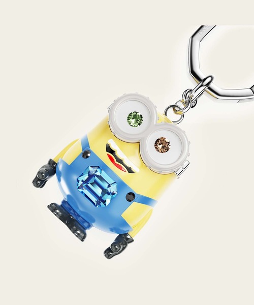 公式】【スワロフスキー】Minions Bob キーリング, マルチカラー