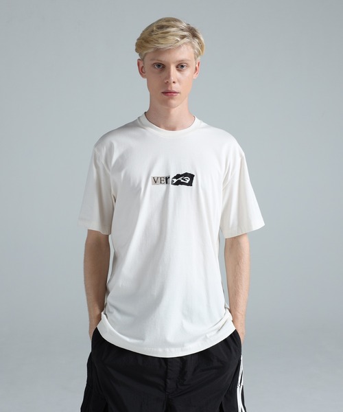 Y-3 ワイスリー トップス XS ホワイト メンズ Y-3 GFX SHORT SLEEVE TEE（Tシャツ/カットソー）｜Y-3（ワイスリー