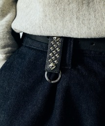 CALEE（キャリー）の「KNITTING LEATHER KEY RING（キーホルダー
