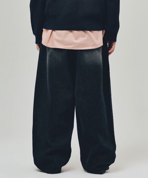 REFLYPERKY(リフライパーキー)の「LA8617 アメイズフローワイドデニム(ISLE BLACK)(デニムパンツ・メンズ・その他・SMALL/X-SMALL/L(32)/M(30)/XL(34))」の5枚目の写真