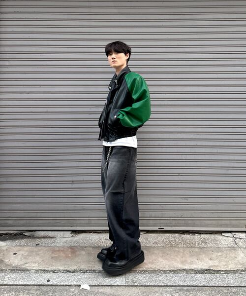 REFLYPERKY(リフライパーキー)の「LA8617 アメイズフローワイドデニム(ISLE BLACK)(デニムパンツ・メンズ・その他・SMALL/X-SMALL/L(32)/M(30)/XL(34))」の16枚目の写真