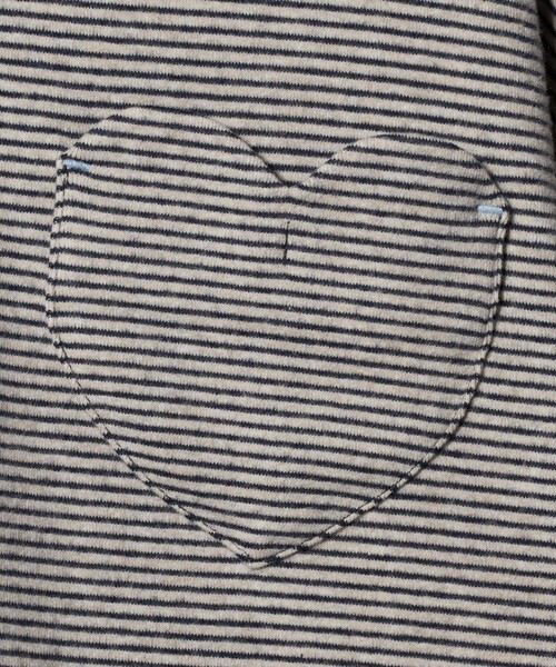 green label relaxing（グリーンレーベルリラクシング）の「ボーダー プルオーバー / キッズ  140cm-160cm（Tシャツ/カットソー・キッズ・ブラック/ベージュ・140cm/150cm/160cm）」の6枚目の写真