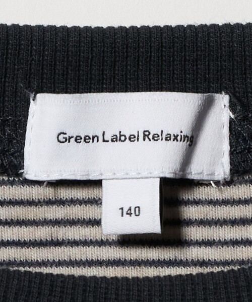 green label relaxing（グリーンレーベルリラクシング）の「ボーダー プルオーバー / キッズ  140cm-160cm（Tシャツ/カットソー・キッズ・ブラック/ベージュ・140cm/150cm/160cm）」の13枚目の写真