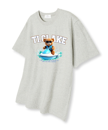 ジェットスキーベア 半袖Tシャツ オートミール