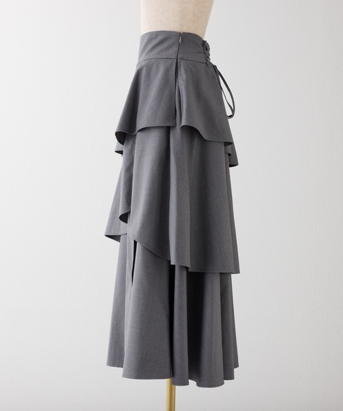 セール】スリットティアードスカート（スカート）｜one after another