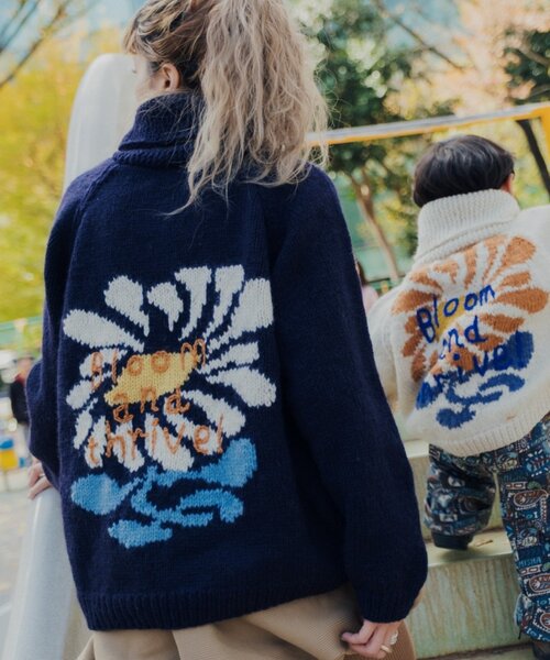 セール】フラワーハンドニット（ニット/セーター）｜Kastane（カスタネ