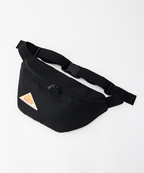 KELTY(ケルティ)の「フェスにライブに!【KELTY】ES SLIM FANNY 軽量ボディバッグ(ボディバッグ/ウエストポーチ・レディース・レオパード/タン/マスタード/ネイビー/ベージュ/ブラック系/アニマル/スカイブルー/オリーブ/ブラウン系/ホワイト系/セージグリーン/ブラック・ONE SIZE)」の3枚目の写真