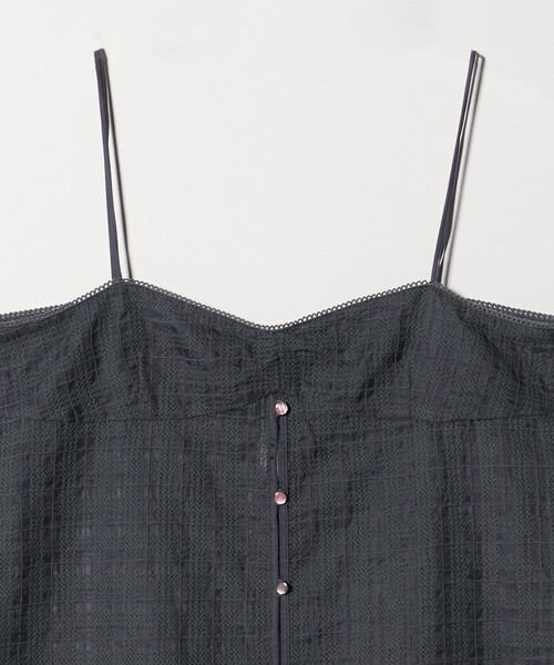 ATTISESSION（アティセッション）の「＜ATTISESSION＞エンブロイダリー チェック ミニ ドレス（ワンピース・レディース・ブラック/グレー系・FREE）」の10枚目の写真