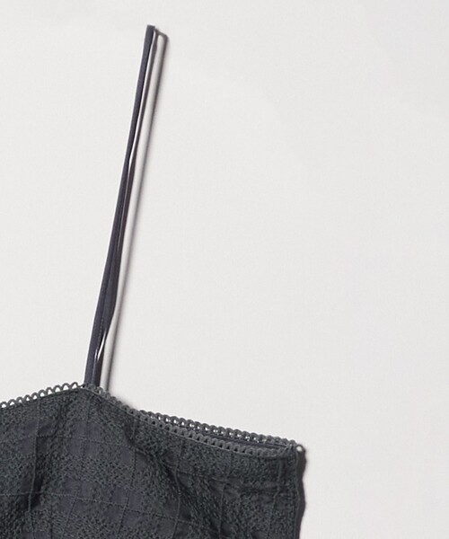 ATTISESSION（アティセッション）の「＜ATTISESSION＞エンブロイダリー チェック ミニ ドレス（ワンピース・レディース・ブラック/グレー系・FREE）」の11枚目の写真