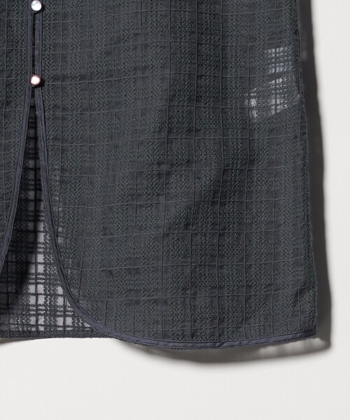 ATTISESSION（アティセッション）の「＜ATTISESSION＞エンブロイダリー チェック ミニ ドレス（ワンピース・レディース・ブラック/グレー系・FREE）」の12枚目の写真