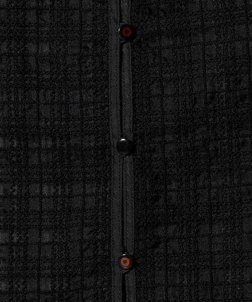 ATTISESSION（アティセッション）の「＜ATTISESSION＞エンブロイダリー チェック ミニ ドレス（ワンピース・レディース・ブラック/グレー系・FREE）」の18枚目の写真