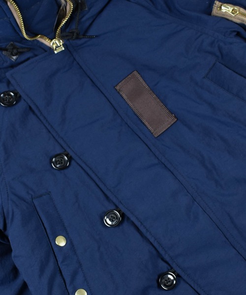 HOUSTON(ヒューストン)の「【T15】【HOUSTON GOLD/ヒューストン ゴールド】N-3B JACKET(ミリタリージャケット・メンズ・インディゴブルー/ブラック・SMALL)」の17枚目の写真