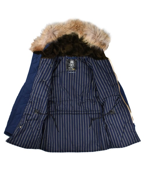 HOUSTON(ヒューストン)の「【T15】【HOUSTON GOLD/ヒューストン ゴールド】N-3B JACKET(ミリタリージャケット・メンズ・インディゴブルー/ブラック・SMALL)」の19枚目の写真