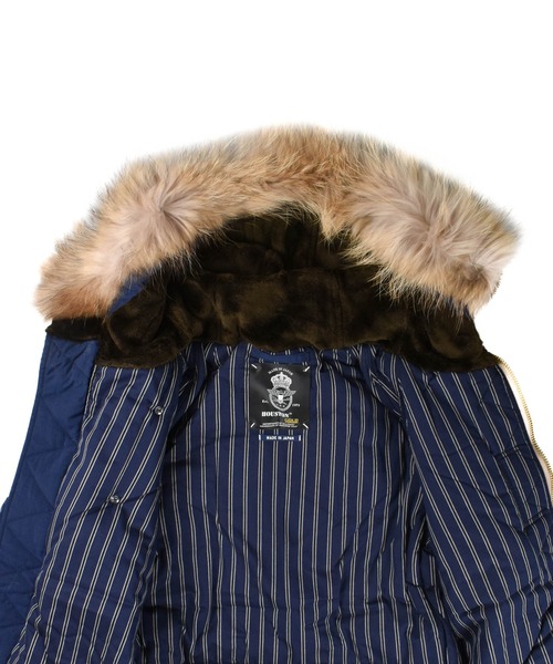 HOUSTON(ヒューストン)の「【T15】【HOUSTON GOLD/ヒューストン ゴールド】N-3B JACKET(ミリタリージャケット・メンズ・インディゴブルー/ブラック・SMALL)」の20枚目の写真
