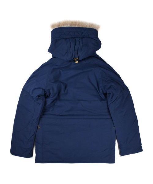 HOUSTON(ヒューストン)の「【T15】【HOUSTON GOLD/ヒューストン ゴールド】N-3B JACKET(ミリタリージャケット・メンズ・インディゴブルー/ブラック・SMALL)」の5枚目の写真