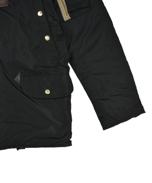 HOUSTON(ヒューストン)の「【T15】【HOUSTON GOLD/ヒューストン ゴールド】N-3B JACKET(ミリタリージャケット・メンズ・インディゴブルー/ブラック・SMALL)」の9枚目の写真
