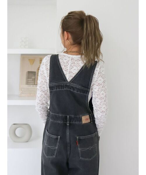 Ungrid（アングリッド）の「シアーレースロングスリーブTee（Tシャツ/カットソー・レディース・ブラック/オフホワイト・FREE）」の20枚目の写真