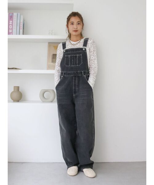 Ungrid（アングリッド）の「シアーレースロングスリーブTee（Tシャツ/カットソー・レディース・ブラック/オフホワイト・FREE）」の21枚目の写真