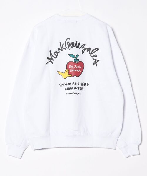 Port(ポート)の「【 Mark Gonzales / マークゴンザレス 】 Apple ゴンバト スウェット トレーナー(スウェット・メンズ・杢グレー/ブラック/ホワイト・M/L/XL)」の17枚目の写真