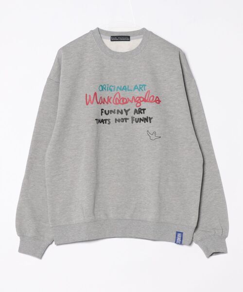 Port(ポート)の「【 Mark Gonzales / マークゴンザレス 】 Apple ゴンバト スウェット トレーナー(スウェット・メンズ・杢グレー/ブラック/ホワイト・M/L/XL)」の20枚目の写真