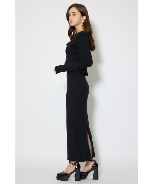 ペプラムカーデセットキャミワンピース 春服（ワンピース）｜rienda