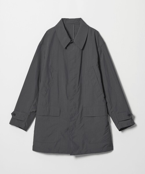 Steven Alan（スティーブンアラン）の「＜Steven Alan＞ サプレックス クラシック ハーフ コート（ステンカラーコート・メンズ・オリーブ/ダークグレー・XL/L/M/S）」の2枚目の写真