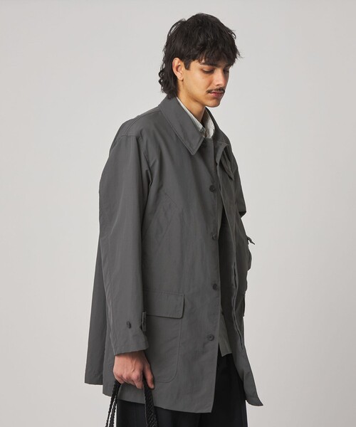 Steven Alan（スティーブンアラン）の「＜Steven Alan＞ サプレックス クラシック ハーフ コート（ステンカラーコート・メンズ・オリーブ/ダークグレー・XL/L/M/S）」の5枚目の写真