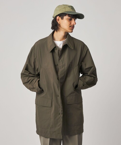 Steven Alan（スティーブンアラン）の「＜Steven Alan＞ サプレックス クラシック ハーフ コート（ステンカラーコート・メンズ・オリーブ/ダークグレー・XL/L/M/S）」の12枚目の写真