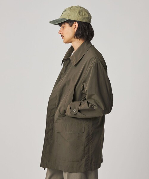 Steven Alan（スティーブンアラン）の「＜Steven Alan＞ サプレックス クラシック ハーフ コート（ステンカラーコート・メンズ・オリーブ/ダークグレー・XL/L/M/S）」の13枚目の写真