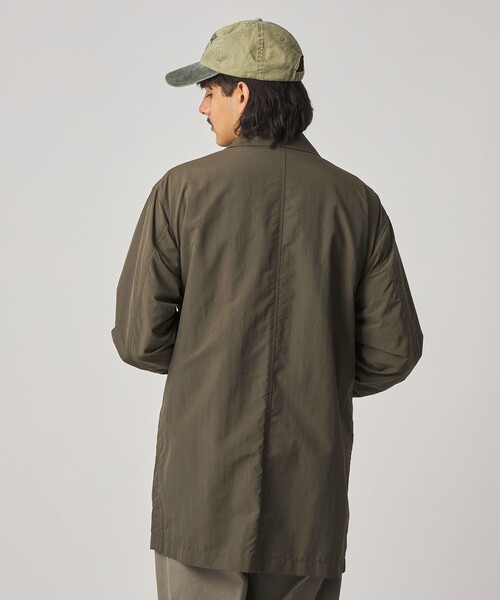 Steven Alan（スティーブンアラン）の「＜Steven Alan＞ サプレックス クラシック ハーフ コート（ステンカラーコート・メンズ・オリーブ/ダークグレー・XL/L/M/S）」の14枚目の写真